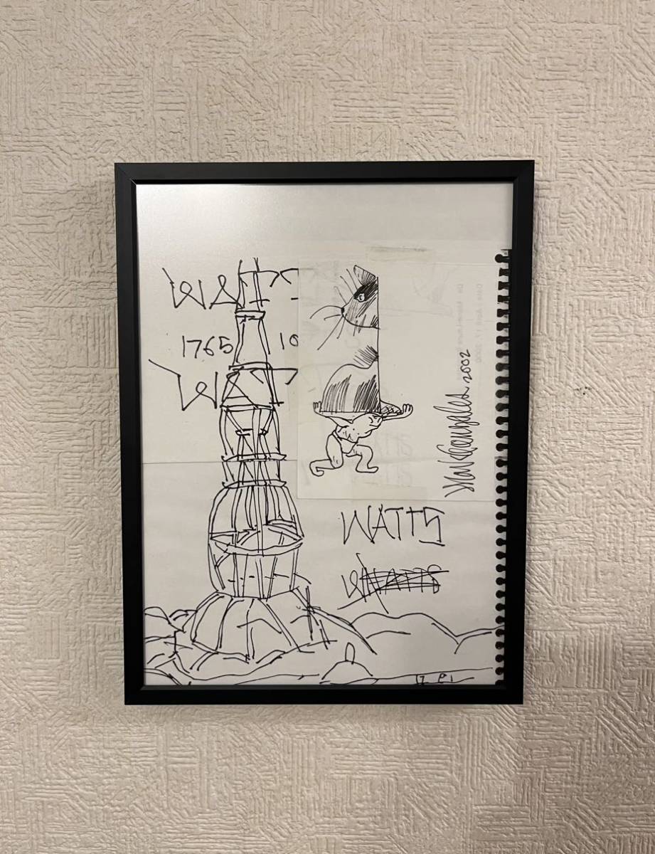 Mark Gonzales マークゴンザレス GONZ オリジナル原画 シルクスクリーン ポスター ART 2002年製作, 美術品, 絵画, その他