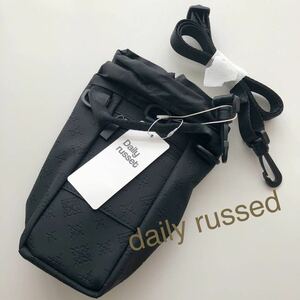 [ new goods ]tei Lee Russet waterproof pouch shoulder bag pet bottle holder Daily russet keep cool heat insulation water-repellent shoulder bag black 