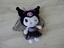 クロミちゃん サンリオ キティ マイメロディ Kuromi ぬいぐるみ マスコット 2021年製 ボールチェーン キーホルダー_画像1