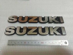 スズキ純正 タンク エンブレム 2点セット 車種不明 コレダ K125 K90 K50 旧車 当時物