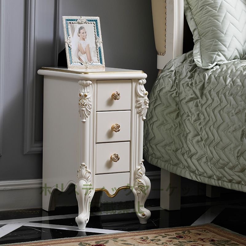 Good quality narrow side table with drawers, chest of drawers, princess, rococo style, claw feet, A38, Handmade items, furniture, Chair, chest of drawers, chest