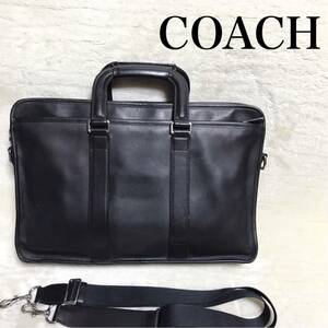 COACH Enba si-2way business bag briefcase shoulder black Old Coach Coach 