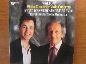 ウォルトン：ヴァイオリン協奏曲、ヴィオラ協奏曲　プレヴィン　ケネディ
