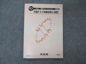 UV06-175 河合塾 高3 高校グリーンコース 共通テスト対策地理B 演習 テキスト 2021 II期 09s0B