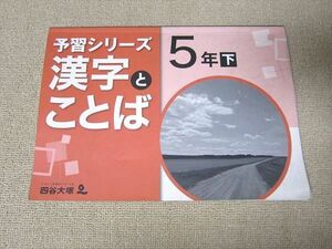 UF52-054 四谷大塚 予習シリーズ 漢字とことば 5年下 440622-2 07 m2B