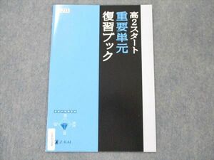 UW20-048 Z会 高2スタート 重要単元 復習ブック テキスト 未使用 04s0B