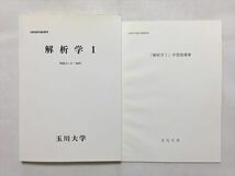 TP33-119 玉川大学 解析学I 文部省認可通信教育/学習指導書 2001 計2冊 15 m1B_画像1