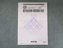 UZ14-160 河合塾 慶大総合政策・環境情報小論文 2022 冬期講習 04s0C_画像1