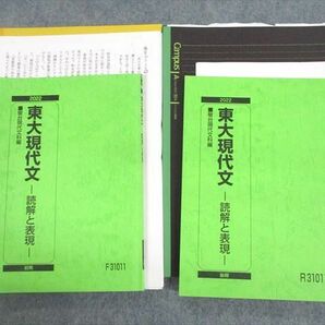 UY10-093 駿台 東京大学 東大現代文 読解と表現 テキスト通年セット 2022 計2冊 小池翔一 29S0Cの画像1