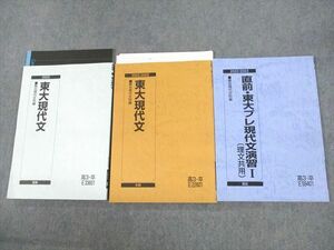 UY10-092 駿台 東京大学 東大現代文/直前・東大プレ現代文演習I(理文共用) テキスト 2022 夏期/冬期 計3冊 小池翔一 26S0D