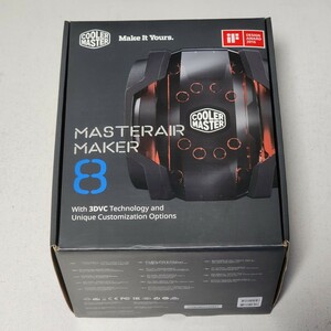 【送料無料】CoolerMaster MasterAir Maker8 140mmサイドフロー型CPUクーラー デュアルファン 3DVC搭載 LGA115X・1200・AM3等対応 PCパーツ