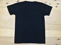 USA古着 Mystery of Art 柄ポケット Tシャツ sizeM相当 黒 ブラック フラミンゴ 鳥 アニマル 無地 ミステリーオブアート アメリカ アメカジ_画像2