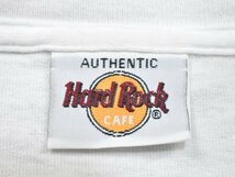 2000sUSA古着 Hard Rock CAFE KONA ロゴ Tシャツ sizeM相当 白 ホワイト グレー ハードロックカフェ コナ 音楽 アメリカ Y2K 2000年代_画像3