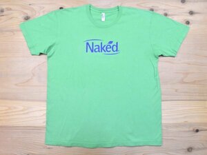 USA古着 Naked Juice 企業ロゴ Tシャツ sizeXL 緑 グリーン ネイキッドジュース 会社 ビッグシルエット 大きいサイズ アメリカ アメカジ