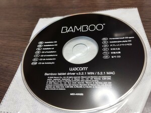 BAMBOO　wacom tablet driver cd