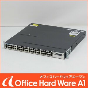 Cisco Catalyst 3750X-48P-L (WS-C3750X-48P-L V04) 中古 シスコ スイッチ 電源二重 初期化済み ☆