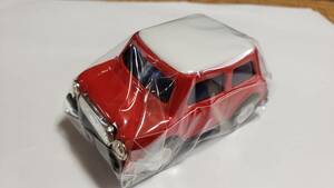 D2日本製ブリキ製ミニクーパー赤白フリクションカーミニカー☆モーリスローバーオースチンMINICOOPER昭和レトロクラシックヴィンテージ旧車