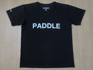 narifuri PADDLE Tシャツ Mブラック ナリフリ パドル 半袖 カットソー 自転車 サイクリング ピスト マウンテン バイク バイシクル ジャージ