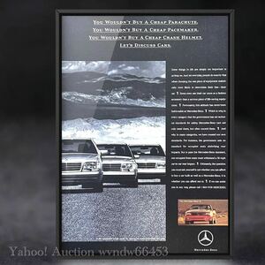USA 当時物 90年代 Mercedes Benz 広告 / カタログ W140 W202 W124 W126 旧車 ロリンザー ケーニッヒ SL R129 ホイール ベンツ 中古 AMG