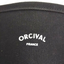 ORCIVAL ショルダーバッグ 黒系 ブラック キャンバス サコッシュ オーシバル カバン_画像8