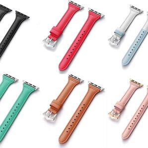 Apple Watch交換バンド アップルウォッチ バンド 革38/40/41mm プレミアム高品質 色自由 スリム型 セール限定