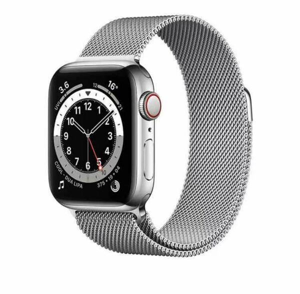 Apple Watch バンド　ステンレス　金属ベルト　42/44/45/49mm 磁石 限定セール価格　シルバー　アップルウォッチ金属バンド