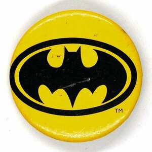  Batman Vintage жестяная банка значок BATMAN Vintage Badge комикс герой Comic Character Movie