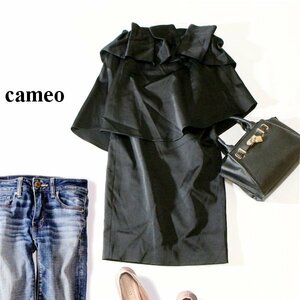 ☆☆ 未使用 26800円 cameo the label ☆☆ ベアトップ スーツ生地 ドレスワンピース XS 春 夏 23B08