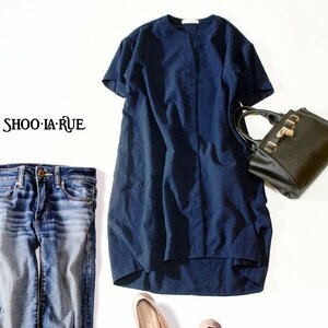 ☆☆ 美品 (株)ワールド SHOO-LA-RUE シューラルー ☆☆ ゆったり可愛い オーバーサイズ ワンピース M 春 夏 23A09