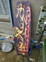 ウェイクボード WAKEBOARD ビンディング付き約1360cm_画像2