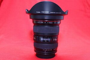 Canon EF17-40mm F4L USM キヤノンの光学技術の粋を集めた「Lレンズ」。