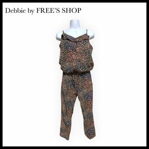 【古着】 Debbie by free’s shop オールインワン 花柄 夏服 キャミ サロペット服 レトロ