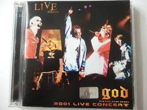 2CDs/K-POP-R&B - g.o.d-ライブ/god - 2001 Live Concert/Opening Ment:god/Say god:god/Dance All Night:god/Friday Night:god
