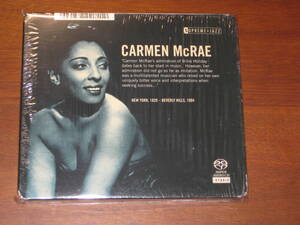 CARMEN MCRAE カーメン・マクレエ/ SUPREME JAZZ 2006年発売 Supreme J社 Hybrid SACD 輸入盤