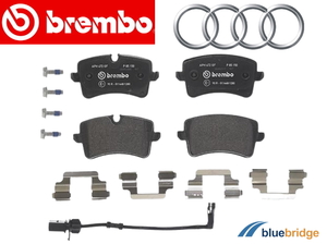 低ダスト BREMBO 新品 アウディ A6 RS6 C7 1.8TFSI 2.0TFSI 2.8FSI 3.0TFSI 4.0L リア ブレーキパッド 4G0698451A 4G0698451J