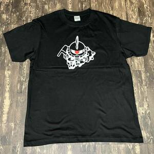 機動戦士ガンダム・シャア専用ザク・Tシャツ・黒・XL