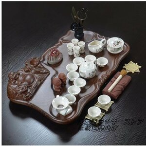 新品！芸術品★ 中国茶器セット 工夫茶 茶道具 急須 高級感 茶具セット お茶会　茶道 135