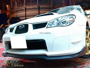 CS STYLE カーボン フロントリップスポイラーJPM スバル インプレッサ WRX STI GDF 2006-2007