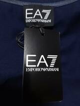 [新品] 12A(12歳) EA7 / ARMANI JUNIOR　モコモコ発泡プリントの【ジャージ半袖Tシャツ】◆2023年春夏モデル　男の子用 150cm　◆色：紺_画像9