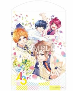 咲也＆天馬＆万里＆紬 A2タペストリー 「A3!(エースリー) B’s-LOG 2018年3月号 アニメイト限定セット」 同梱特典