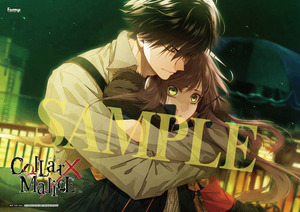 星野市香&柳愛時 A3タペストリー 「PS Vitaソフト Collar×Malice」 ファミーズ・お宝創庫購入特典