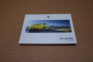  Porsche 911 991 type thickness . version hard cover main catalog PORSCHE 2015 year 10 month version 
