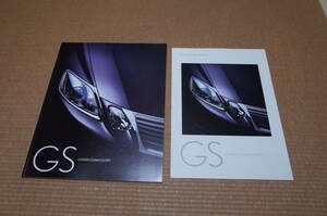 [ ultra rare rare valuable ] Lexus GS GS450h GS460 GS350 main catalog 2009 year 11 month version option catalog 2009 year 8 month version new set 