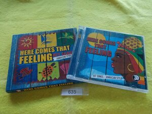 CD／オムニバス／洋楽／Here Comes That Feeling／Hit Songs Jamaican Style／2CD／管635