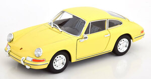 Welly 1/24 Porsche 911 Coupe 1964　イエロー　ポルシェミュージアム限定品