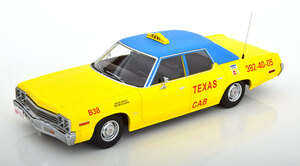 KK scale 1/18 Dodge Monaco 1974　Texas Cab　ダイキャスト製　ダッジ　タクシー