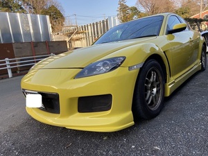 RX-8 フロント バンパー エアロ マツダスピードイメージエアロ 日本製　未塗装　se3p フィッティングＯＫ！