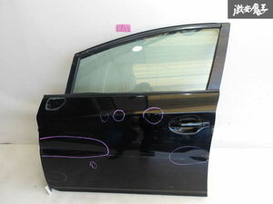 トヨタ 純正 ZVW30 30系 プリウス フロント ドア パネル 外装 ガラス有 黒系 左 左側 助手席側 即納