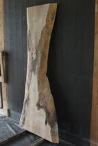 ウォールナット[AB-WN-0014] 1658×350-750×42 一枚板 天然木 無垢材 乾燥材 銘木 DIY テーブル 荒板 端材 荒材 Walnut【木の素材屋】_画像2
