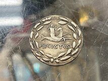 レプリカ アウグストゥス シーザー カエサル 古代ローマ 銀貨 硬貨 コイン アンティーク キーホルダーペンダントお守りなどに RM13_画像2